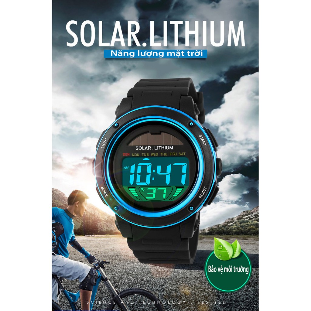 Đồng Hồ Nam SKMEI Dạng Kĩ Thuật Số, Đồng Hồ Thể Thao Năng Lượng Mặt Trời Không Lo Hết Pin, Đa Chức Năng | BigBuy360 - bigbuy360.vn