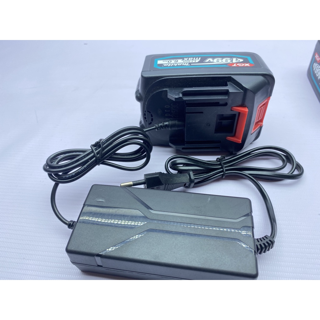 Pin , sạc 199V Makita dung lượng 6Ah, Pin 10 cell