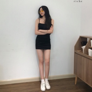 VÁY 2 DÂY MẢNH TÔN DÁNG DÚM