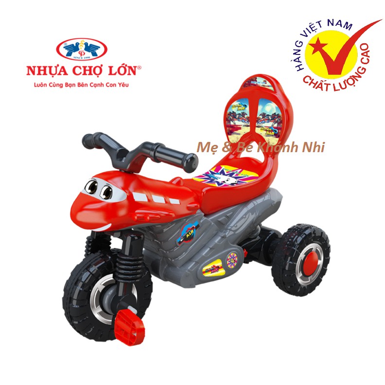 Xe 3 Bánh Nhựa Chợ Lớn - Xe 3 Bánh MoTo Máy Bay - Xe 3 Bánh Trẻ Em - Xe 3 Bánh Cho Bé - Xe Đạp 3 Bánh Cho Bé