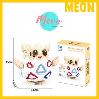 HOT | Xếp hình lego Togepi pokemon - Miniblock togepi pokemon size XL