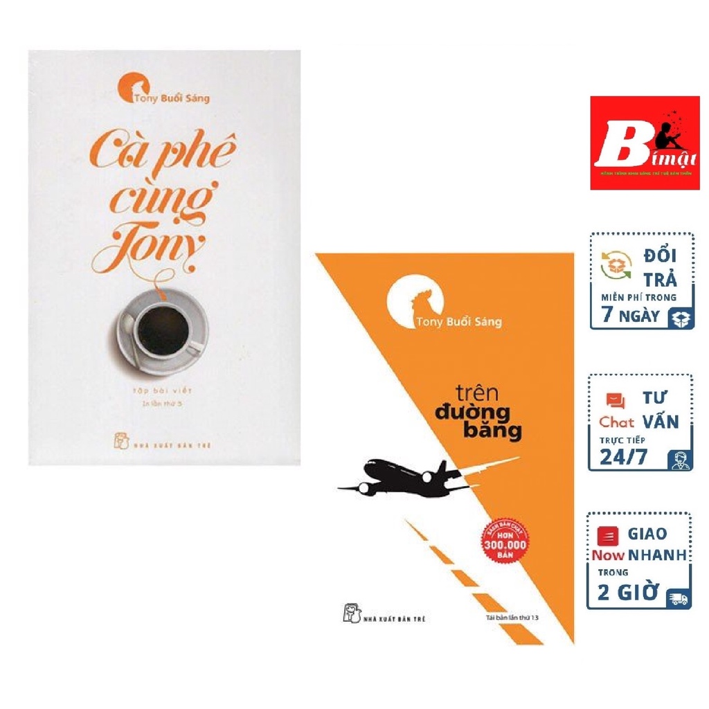 Sách - Combo Cà Phê Cùng Tony và Trên Đường Băng