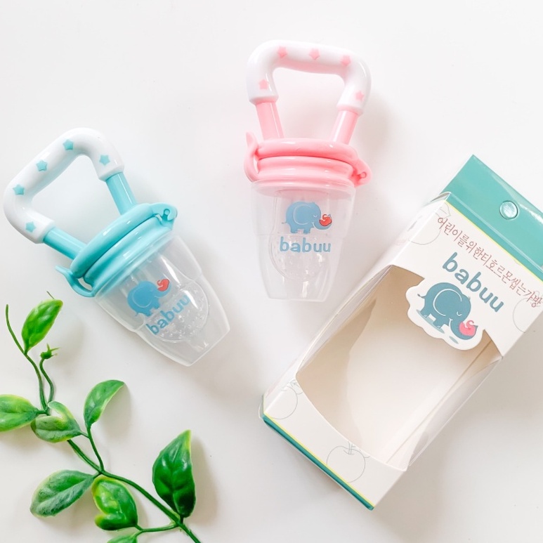 Túi nhai ăn dặm chống hóc Babuu Baby Nhật Bản cho bé tập ăn an toàn tuyệt đối từ 3-12 tháng tuổi