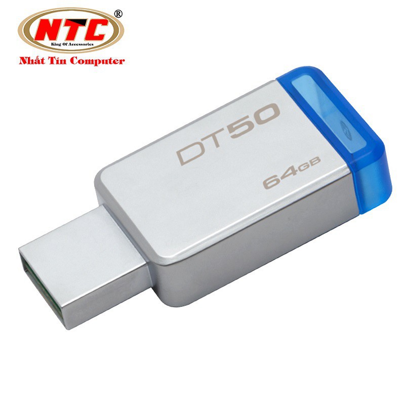 k89 USB 3.một Kingston DataTraveler DT50 64GB (Bạc) 1