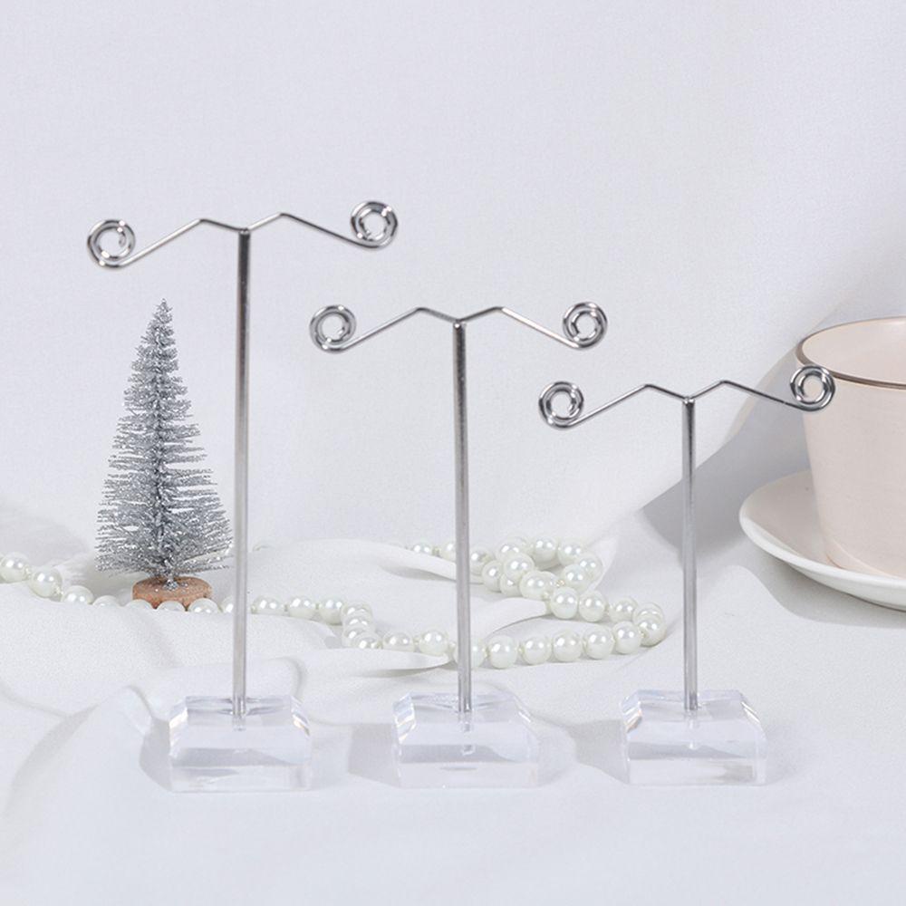 ANEMONE Bộ 3 Giá Trưng Bày Trang Sức Bằng Acrylic Tiện Dụng Cho Nữ