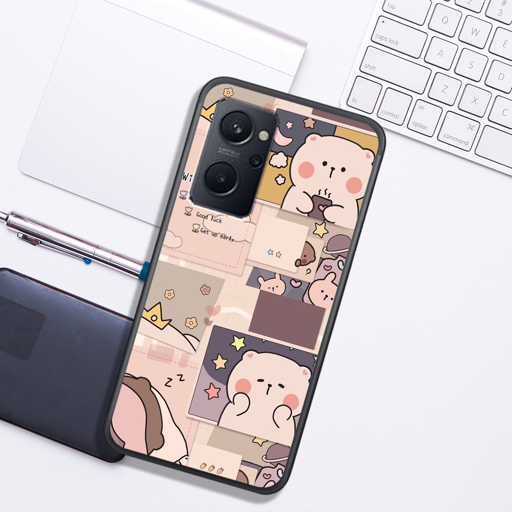 ỐP LƯNG OPPO RENO 8 4G - RENO 8 5G - RENO 8Z, IN HÌNH BEAR &amp; CAT ĐẸP