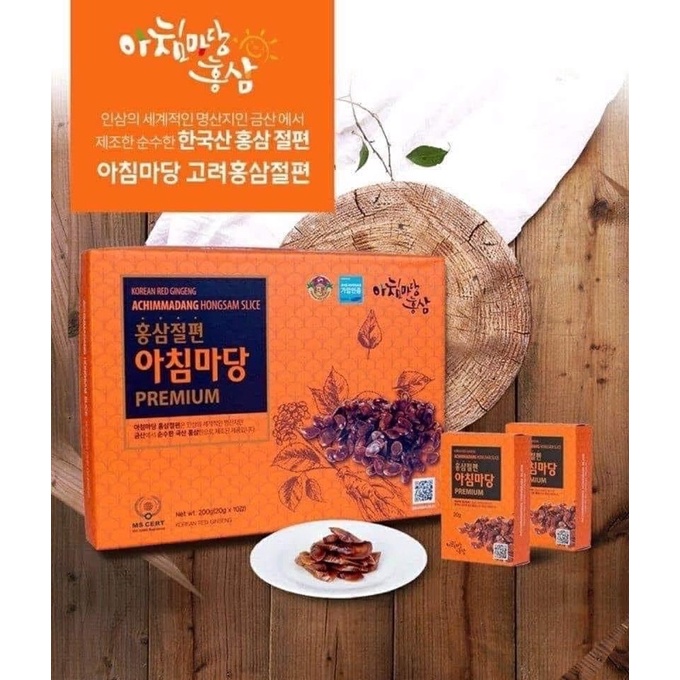 Sâm Lát Tẩm Mật Ong Hàn Quốc Achimadang Cao Cấp 200gr