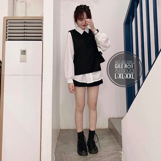 Set áo ghi lê bigsize 55-90kg( kèm ảnh thật)