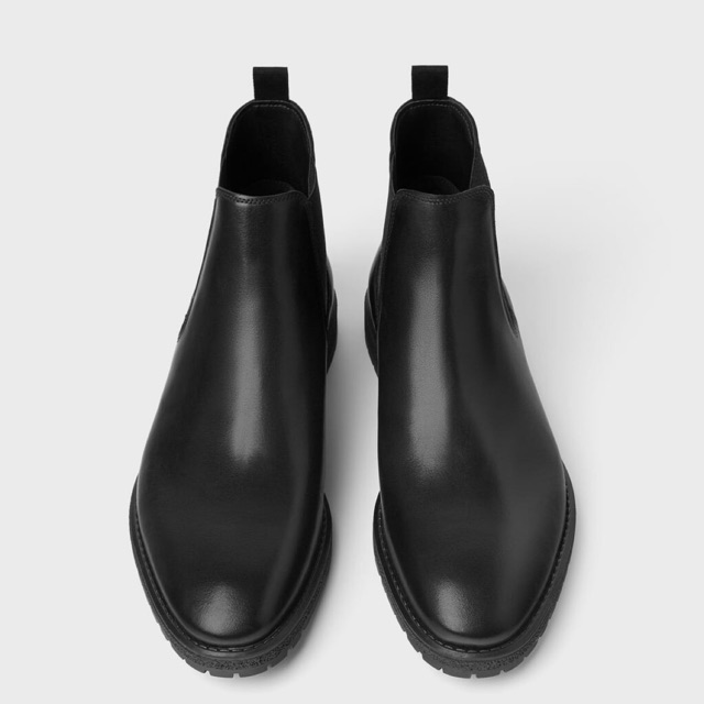 (FLASH SALE - Có sẵn) Boot Zara Men Auth new tag dòng leather