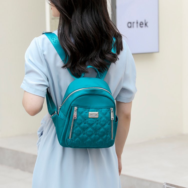 Ba Lô Vải Oxford Chống Thấm Nước Siêu Nhẹ Đơn Giản Thời Trang Dành Cho Nữ