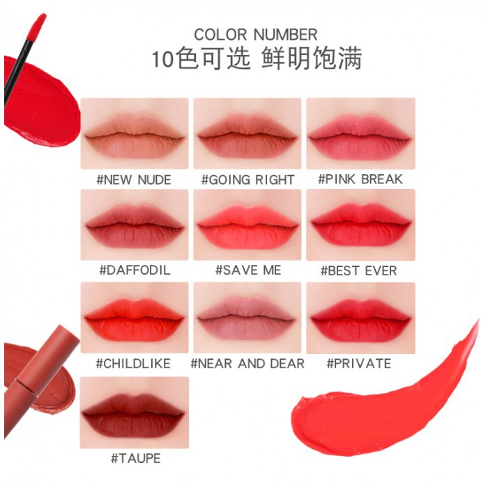 Son Kem Lì Hàn Quốc 3CE Velvet Lip Tint Hàng Auth Màu Chuẩn Mịn Môi | BigBuy360 - bigbuy360.vn
