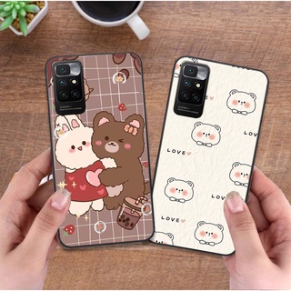 ỐP  lưng điện thoại XIAOMI REDME 10 in hình Gấu siêu dễ thương.