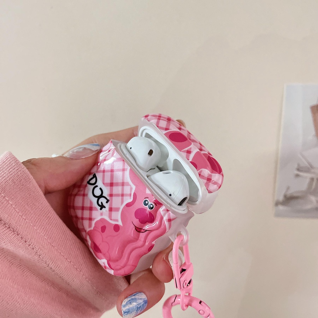Vỏ Bảo Vệ Hộp Sạc Tai Nghe Bluetooth Không Dây AirPods Pro 1 / 2 3 2021 gen3 Bằng tpu Silicone Mềm Chống Rơi Họa Tiết Kẻ Sọc