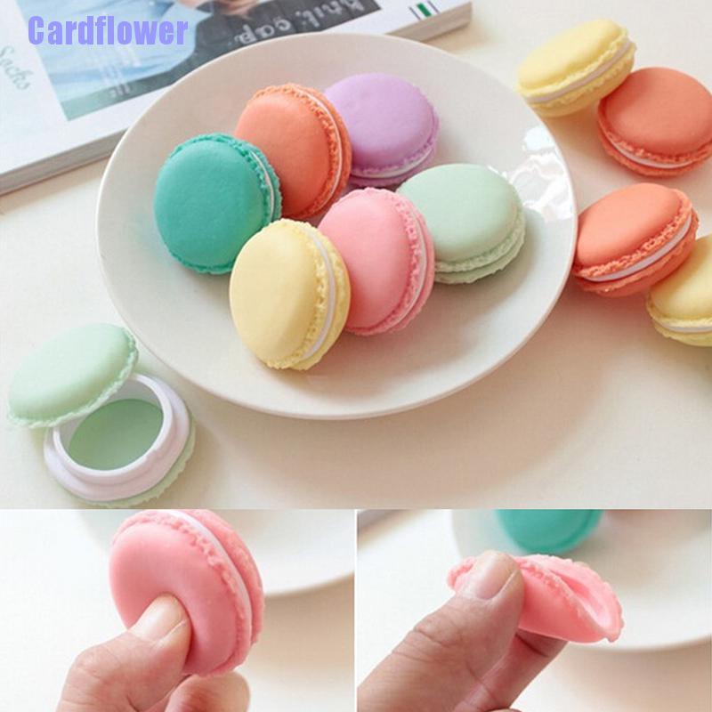 Hộp đựng trang sức mini hình bánh macaron màu sắc ngọt ngào đáng yêu