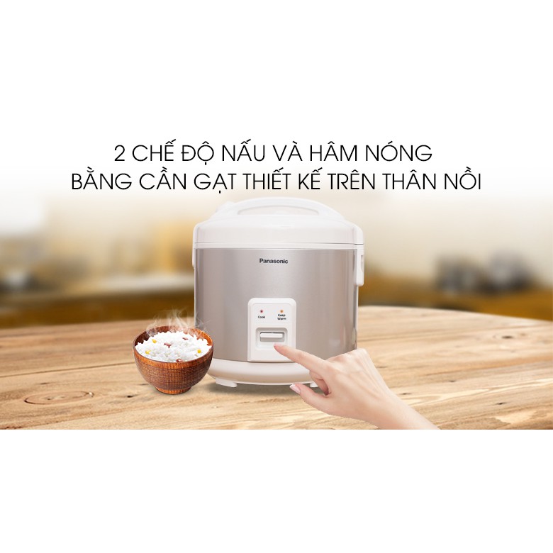 Nồi cơm điện Panasonic 1.8 lít SR-MVN187LRA sản xuất Malaysia (Bảo hành 12 tháng) | BigBuy360 - bigbuy360.vn