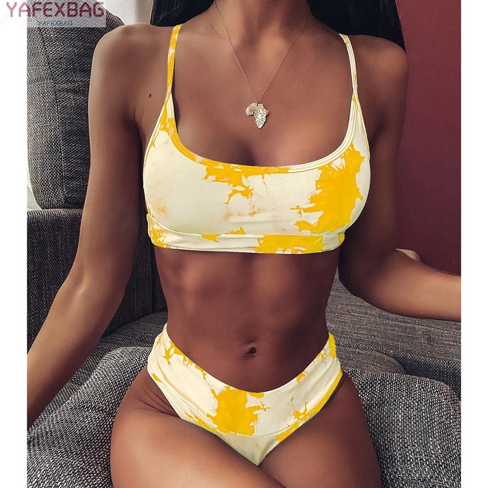 Women Brazilian Bikini Set Printed Push Up Padded Swimwear Swimsuit Bathing Suit