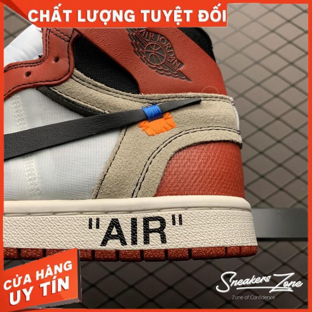 (FREESHIP+HỘP+QUÀ) Giày thể thao AIR JORDAN 1 OFF WHITE Retro High Chicago đỏ trắng siêu đẹp cho nam và nữ | BigBuy360 - bigbuy360.vn