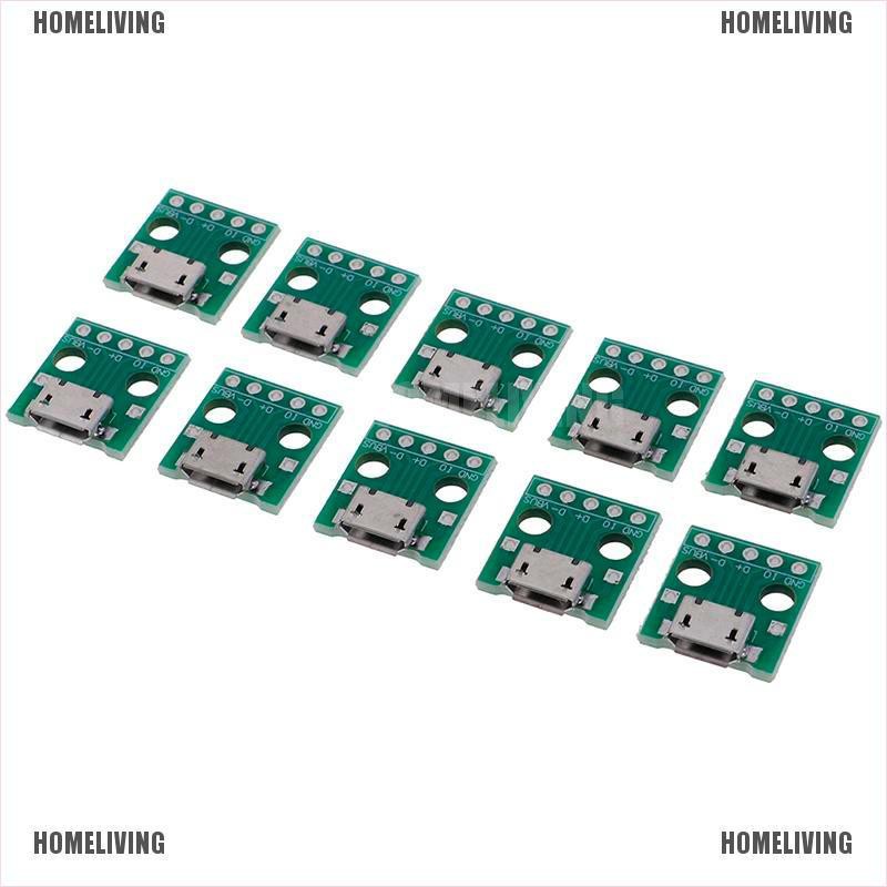 Bộ 10 Đầu Chuyển Đổi MICRO USB Sang DIP 5Pin Female Chất Lượng Cao