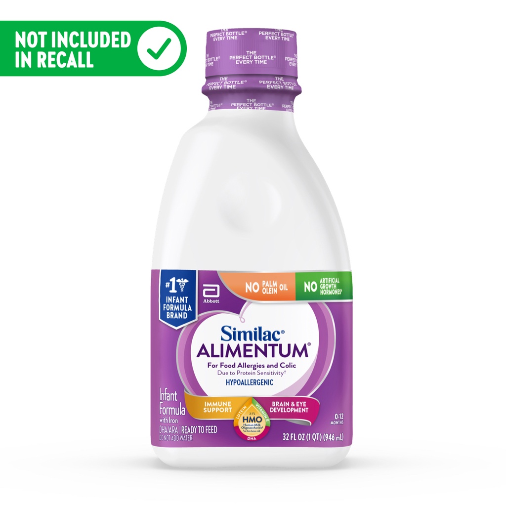 Bay air - date 3/2025 SỮA NƯỚC / SỮA BỘT similac alimentum cho bé dị ứng đạm bò ALI.MEN.TUM 946ml-343g /hàng nội địa Mỹ