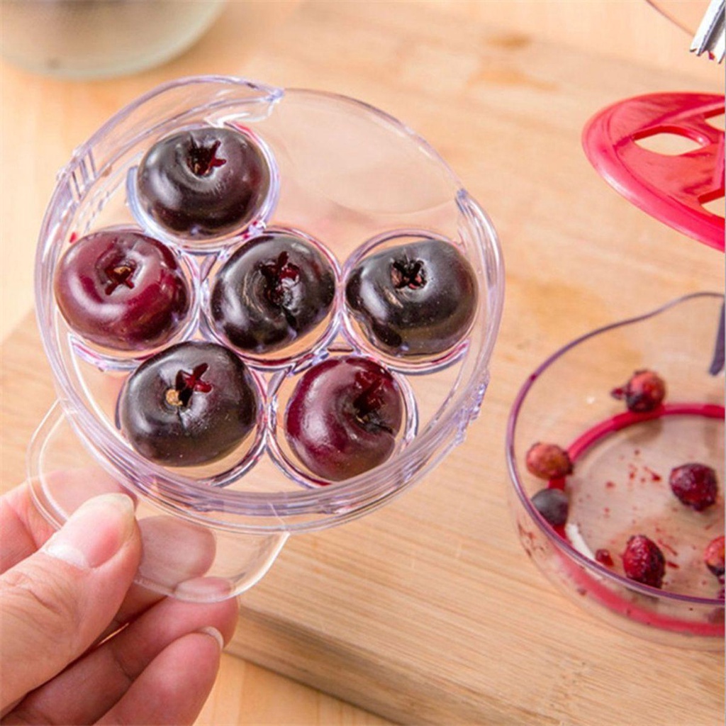 AUGUSTINA Dụng Cụ Cắt Hạt Cherry Tiết Kiệm Không Gian