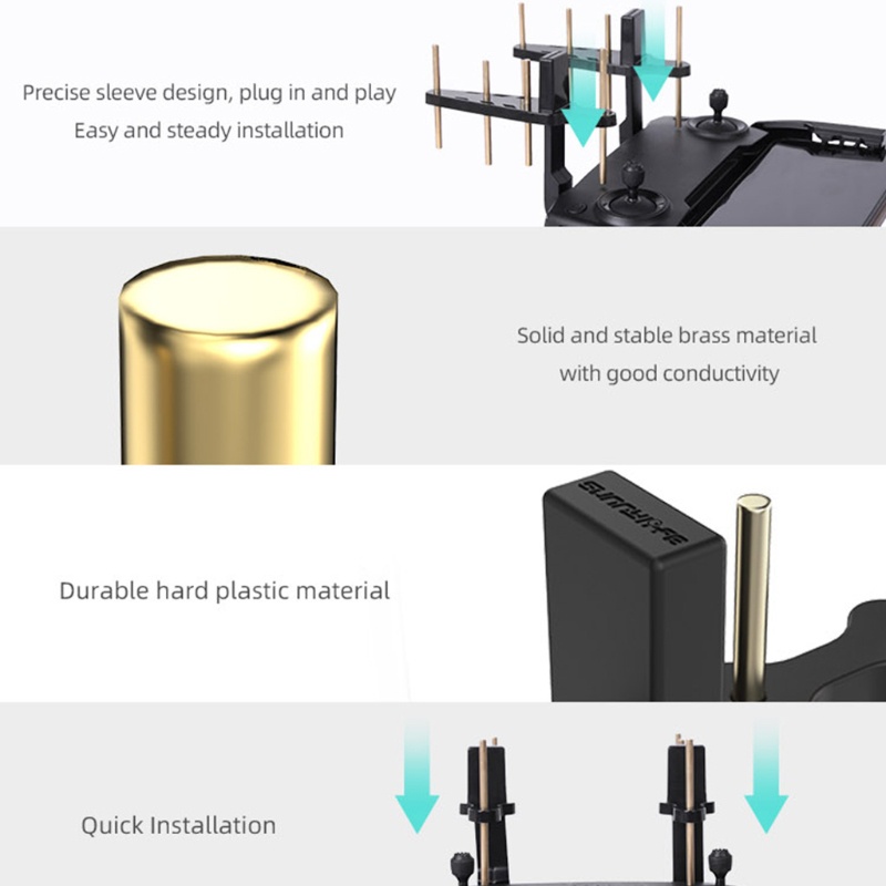 Phụ kiện tăng cường tín hiệu anten cho Dji Mavic Mini / 2 / Air / Pro / Spark / Fimi X8Se Yagi 2.4 / 5.8ghz