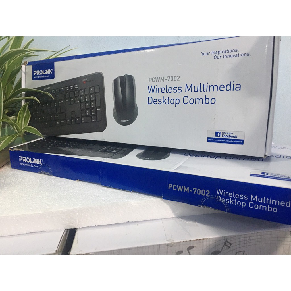 Bộ bàn phím chuột Prolink PCWM7002
