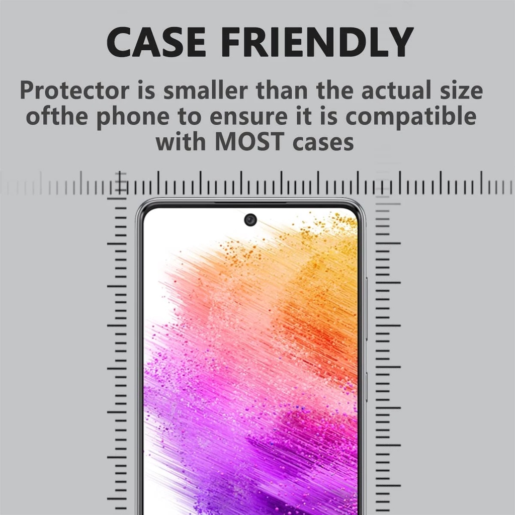 1 Kính Cường Lực Chống Bám Vân Tay Cho Samsung A73 5G/SmartPhone