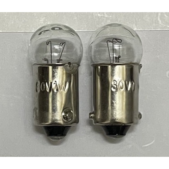 Combo 10 bóng đèn tín hiệu đuôi cài BA9S 30V 1W - Globular Pilot lamps G11*23.5 BA9S 30V 1W - IMPA 790676
