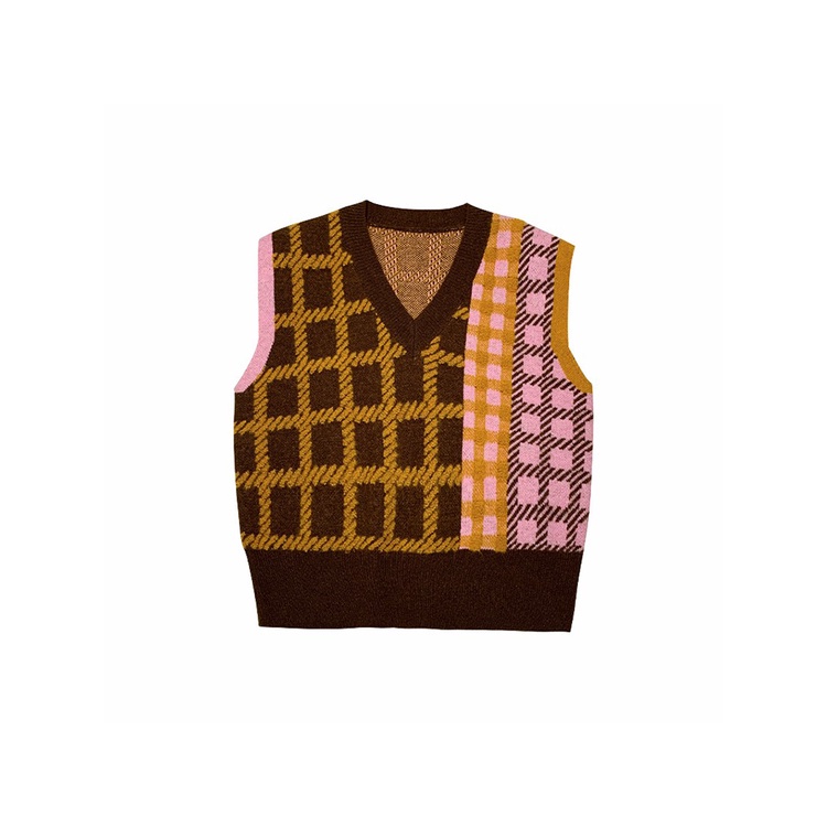 Áo len nữ không tay cổ chữ V hợp thời trang