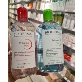 [CHUẨN AUTH] Nước Tẩy Trang Bioderma Pháp H2O Xanh - Hồng 100ml/ 500ml