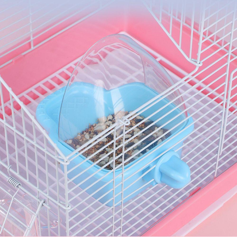 Khay Đựng Thức Ăn Trong Suốt Chống Văng Size S / L Cho Chim Vẹt