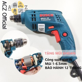 Máy bắn vít lõi đồng gbm 6re tặng mũi khoan - bh 12 tháng