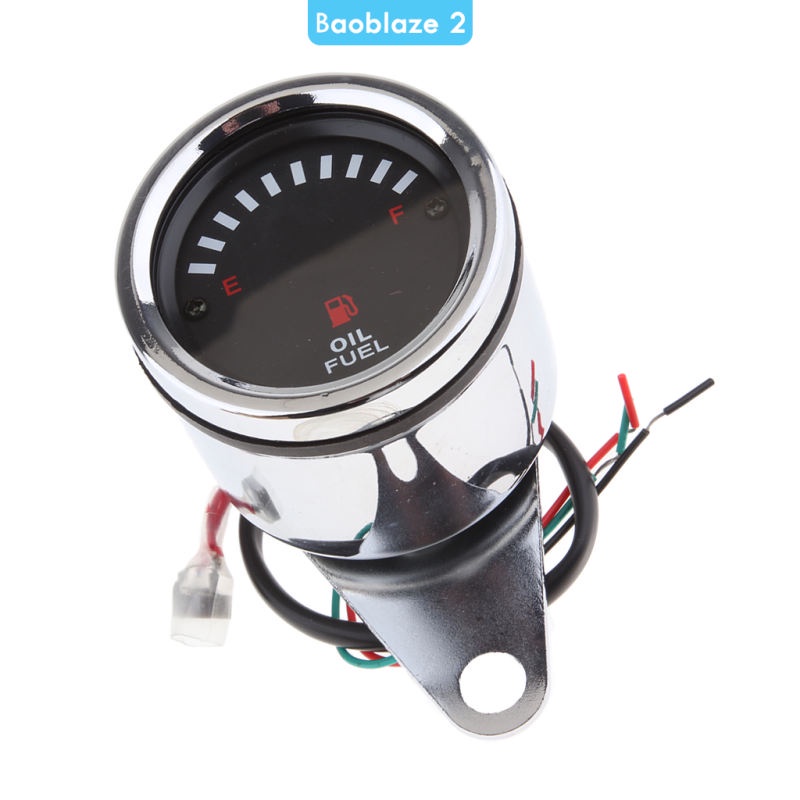 Đồng hồ đo mức nhiên liệu / dầu xe máy xe máy Đèn báo LED xanh đỏ