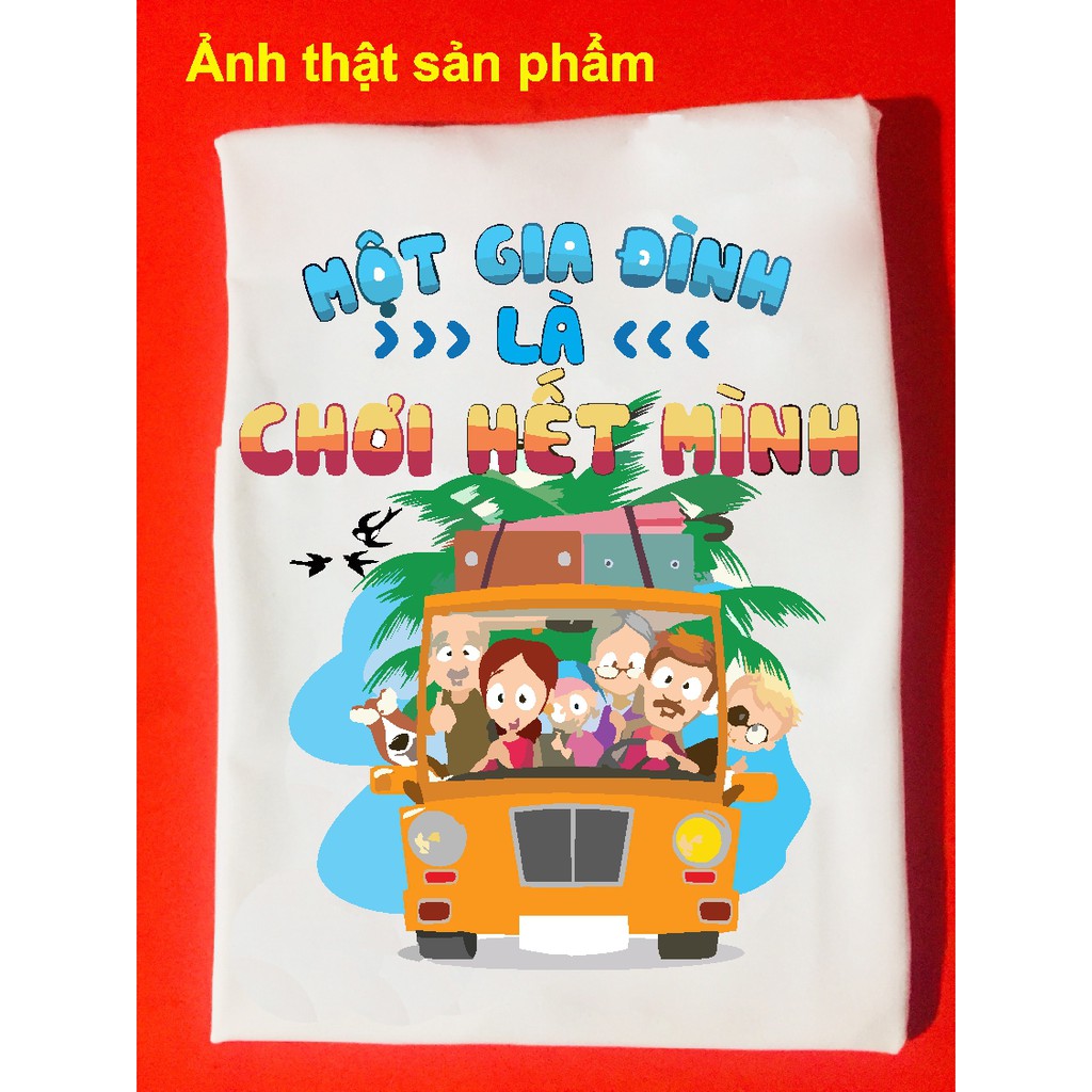 áo nhóm đi chơi DC6, du lịch,biển, phông, thun,cotton, một gia đình là chơi hết mình