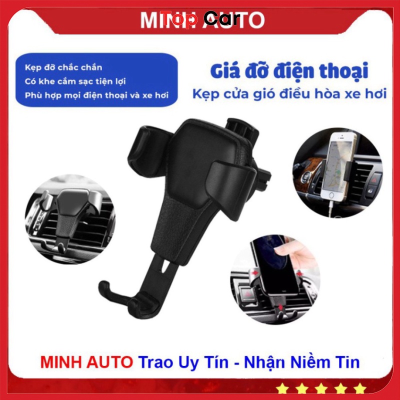 Giá Đỡ Điện Thoại - Kẹp Điện Thoại Cửa Gió Ô Tô - Chất Liệu Cao Cấp, Điều Chỉnh Linh Hoạt