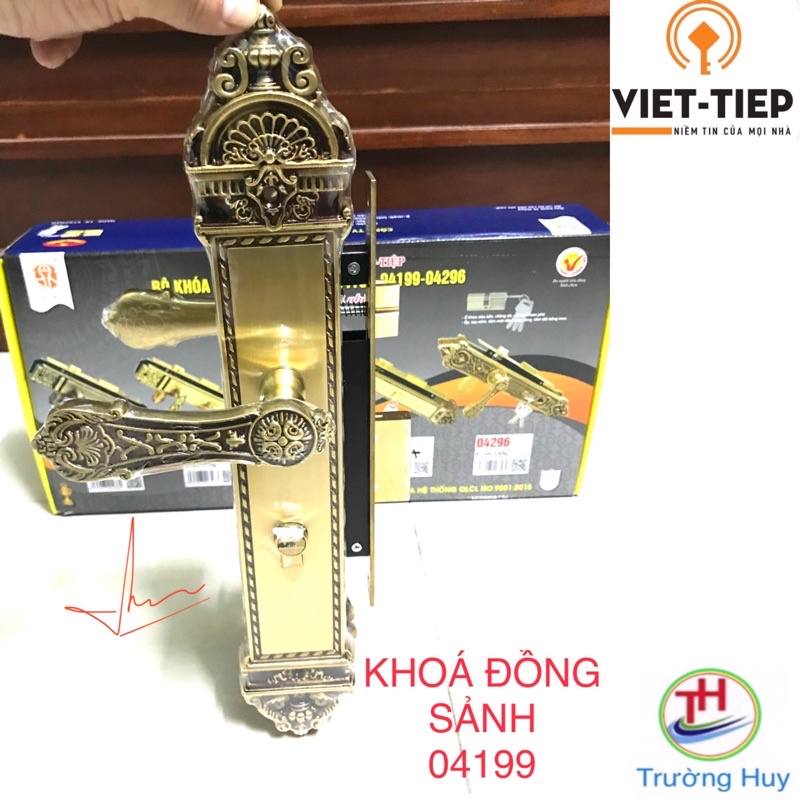 [chính hãng] Khoá cửa ĐỒNG Việt Tiệp 04199 - Bảo hành 3 năm