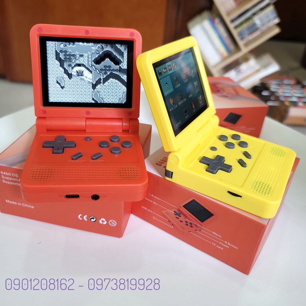 Máy Chơi Game Cầm Tay Powkiddy V90 Màn IPS Hỗ Trợ 25 Hệ Giả Lập