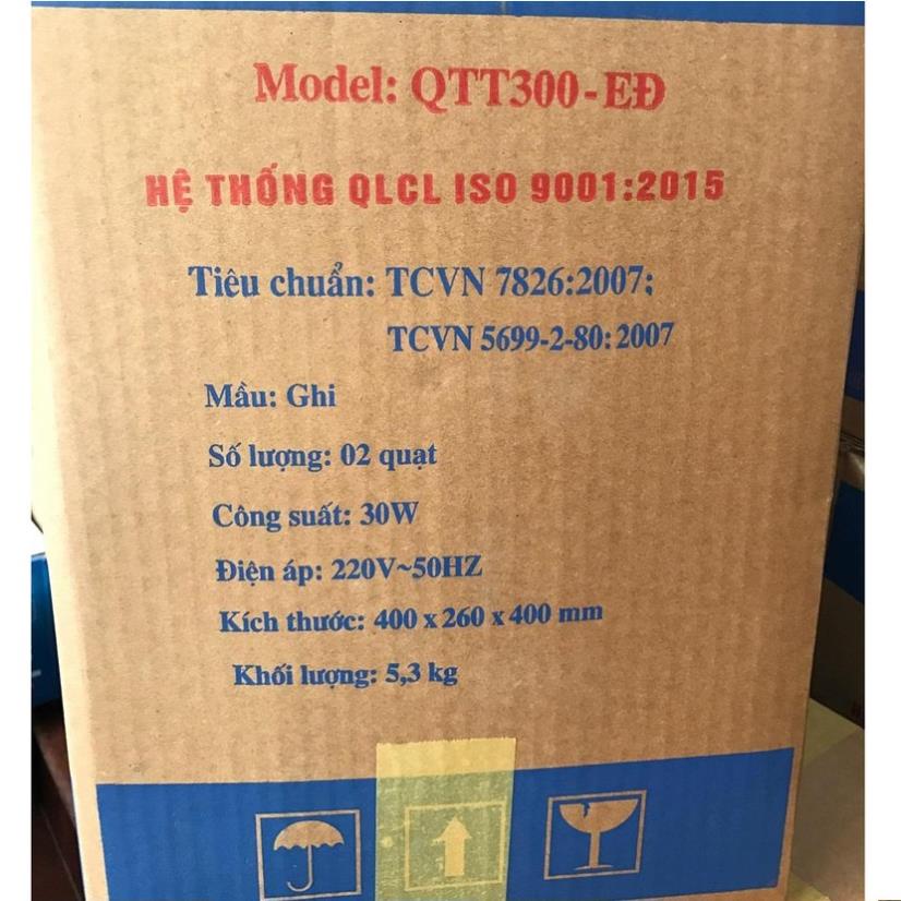 Quạt Treo Tường Điện Cơ Thống Nhất Vinawind QTT300-EĐ Sải Cách 300mm - Quạt Điện Treo Tường Chính Hãng