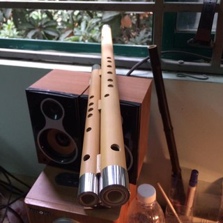 Sáo Trúc Duy An / Sáo Mèo Kép Việt Bọc Inox Fun