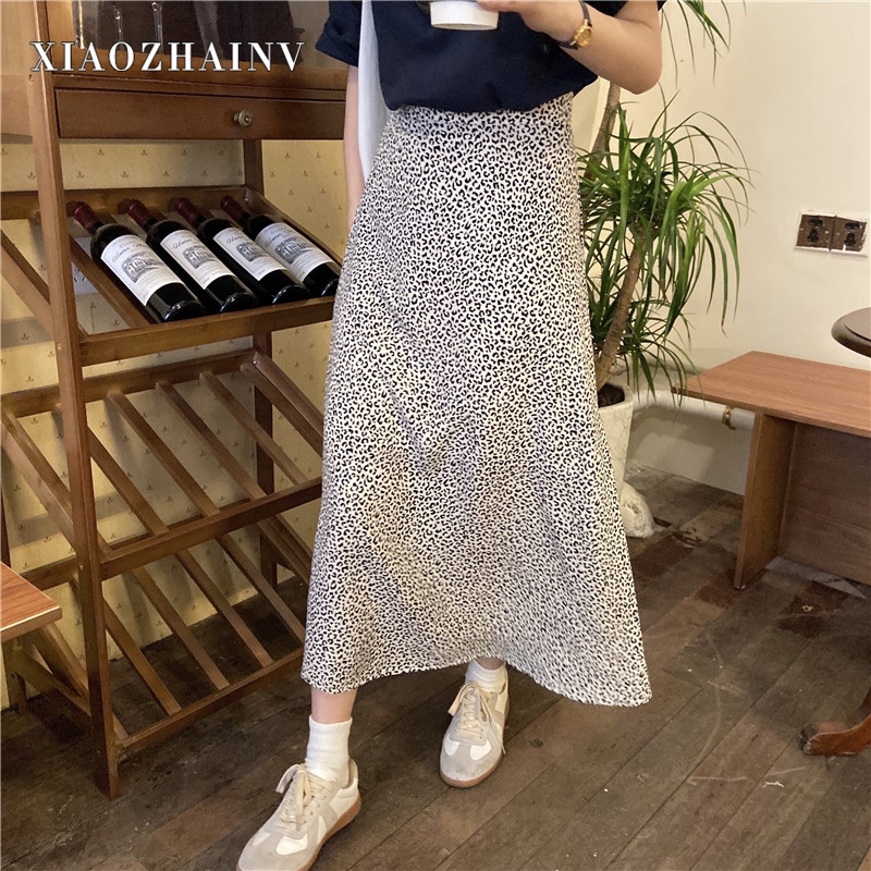 Chân Váy Nữ Lưng Cao Dáng Chữ A Họa Tiết Da Báo Phong Cách Vintage Hàn Quốc | BigBuy360 - bigbuy360.vn