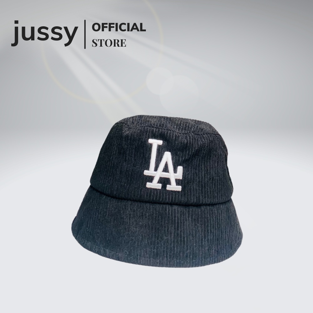 Mũ Bucket L/A Vành Cụp Jussy Official Nón Tai Bèo Chất Nhung Tăm Cao Cấp Form Unisex Nam Nữ
