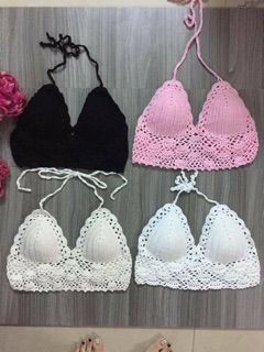 Yếm len móc