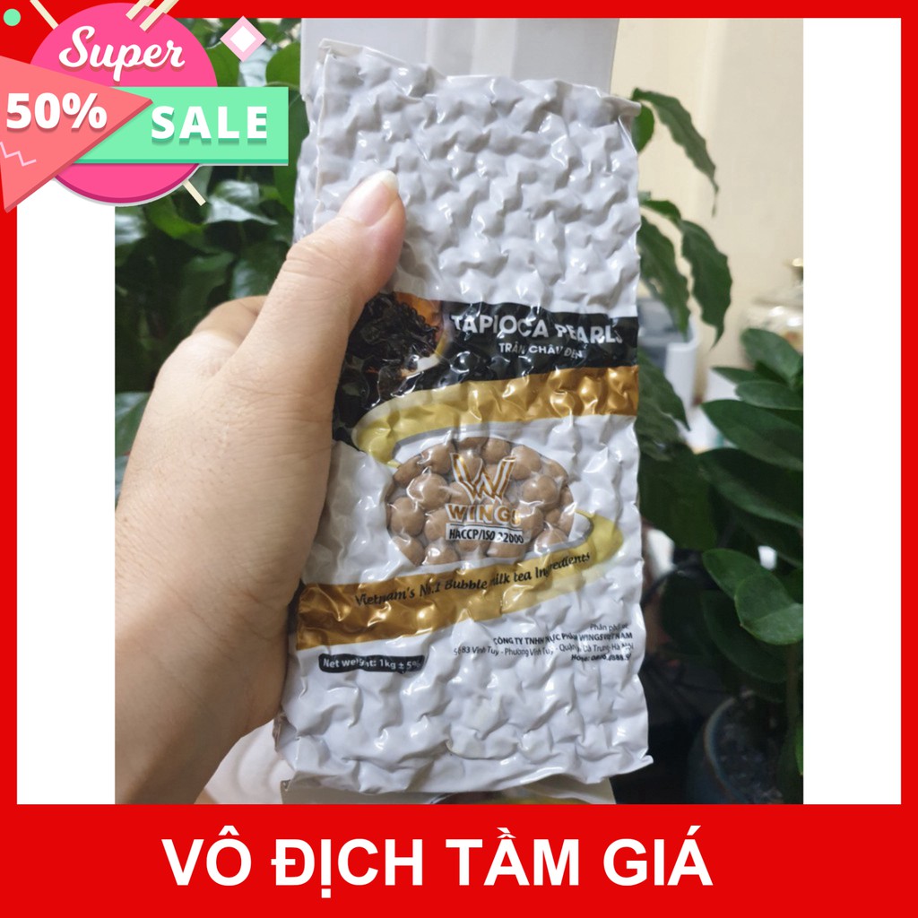 Trân châu đen Wings loại gói 1kg