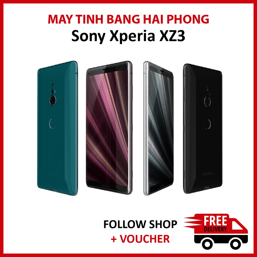 Điện thoại Sony XZ3 màn 2K chip snap 845 cấu hình cao
