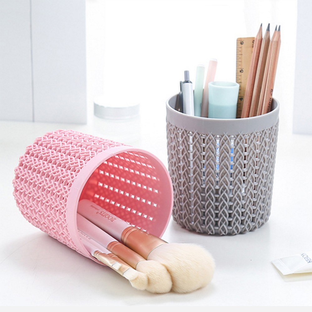Giỏ Đựng Đồ Họa Tiết Lúa Mạch T8 - Đựng Bút Tròn Decor