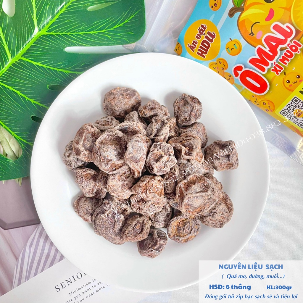 Ô mai xí muội HiDu 500gr chua ngọt loại ngon