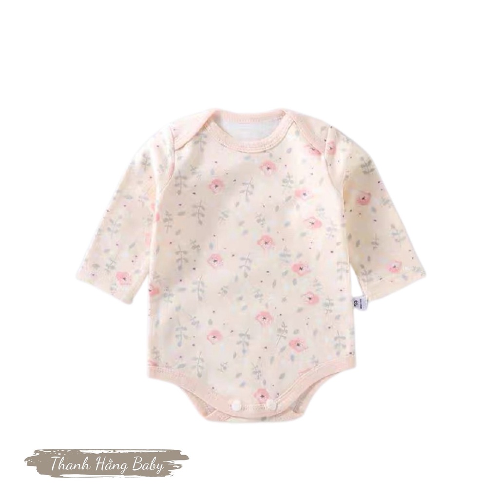 Bodysuit cho bé, body dài tay cho bé trai bé gái Thanh hằng baby 5 - 13 kg