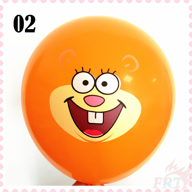 Bong bóng cao su 12 inch SpongeBob SquarePants trang trí tiệc sinh nhật phòng em bé