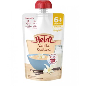 Váng sữa Heinz Custard cho bé 120g của Úc