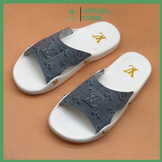 Dép LV Quai Ngang Nam Nữ, Dép LV Tán Đinh Thời Trang 2021